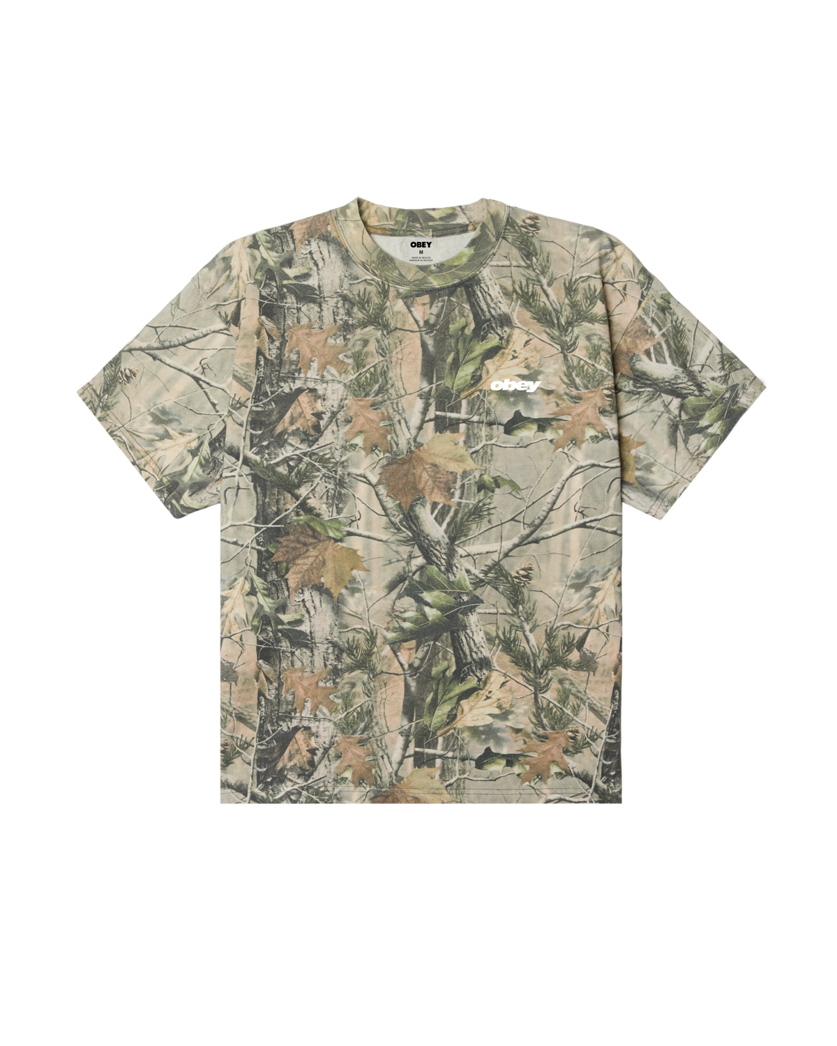 GET UP HEAVYWEIGHT T-SHIRT - LEAF CAMO