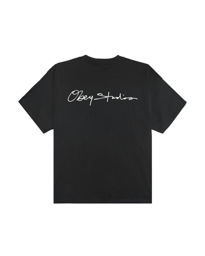PALM HEAVYWEIGHT T-SHIRT - VINTAGE BLACK