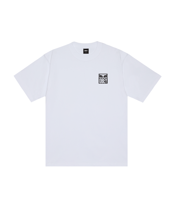 OBEY EYES ICON HEAVYWEIGHT T-SHIRT - WHITE