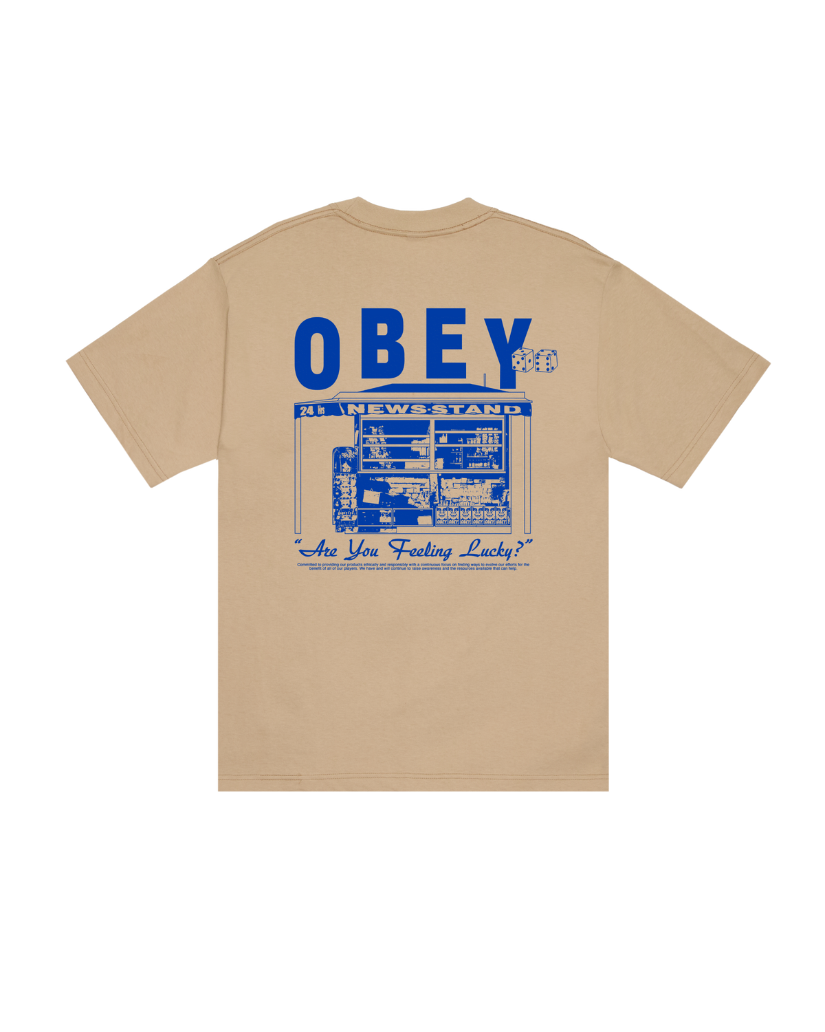 NEWSTAND HEAVYWEIGHT T-SHIRT - SAND