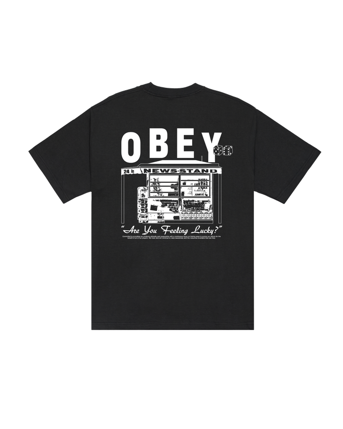 NEWSTAND HEAVYWEIGHT T-SHIRT - VINTAGE BLACK