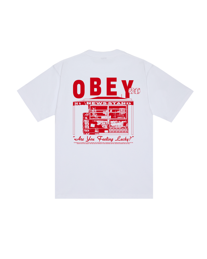 NEWSTAND HEAVYWEIGHT T-SHIRT - WHITE