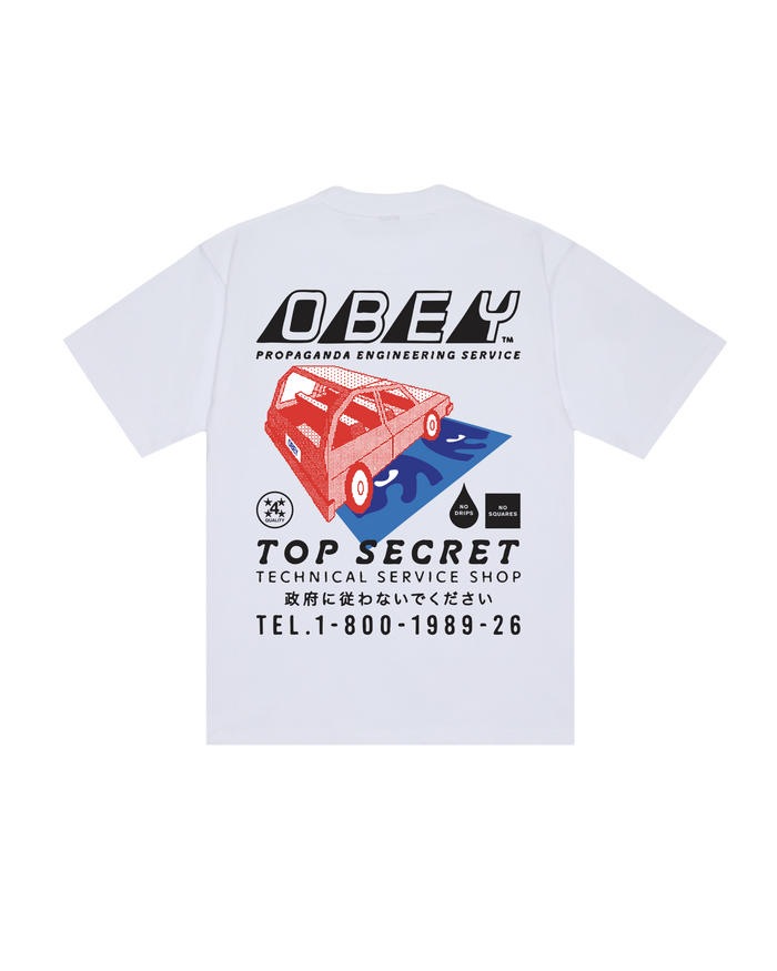 TOP SECRET HEAVYWEIGHT T-SHIRT - WHITE