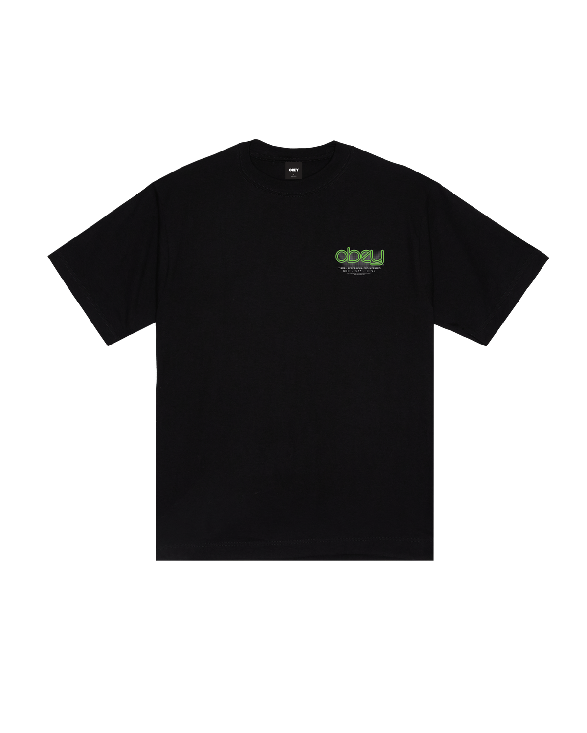 VISUAL RESEARCH HEAVYWEIGHT T-SHIRT - BLACK