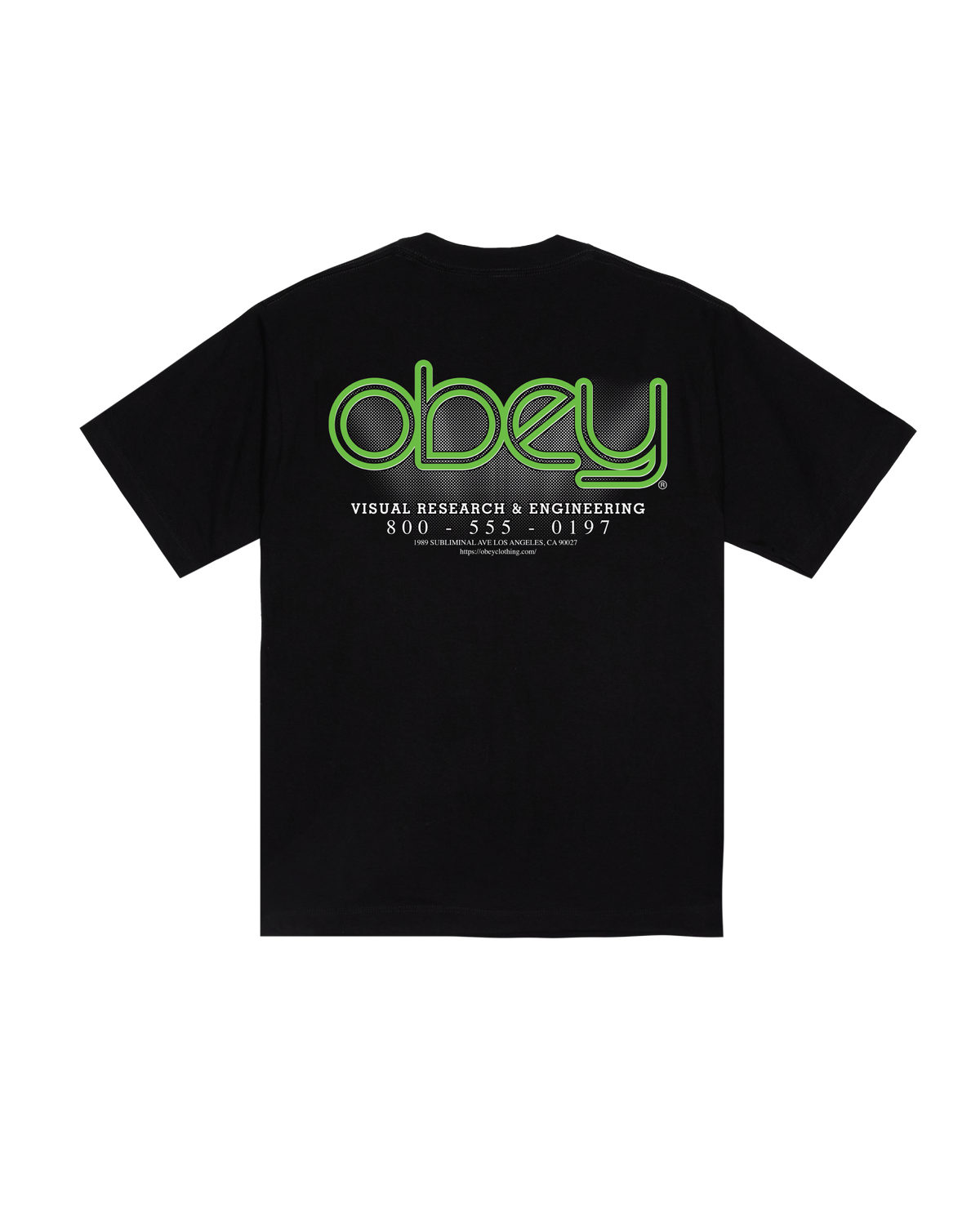 VISUAL RESEARCH HEAVYWEIGHT T-SHIRT - BLACK