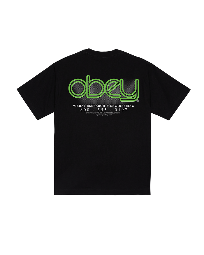 VISUAL RESEARCH HEAVYWEIGHT T-SHIRT - BLACK