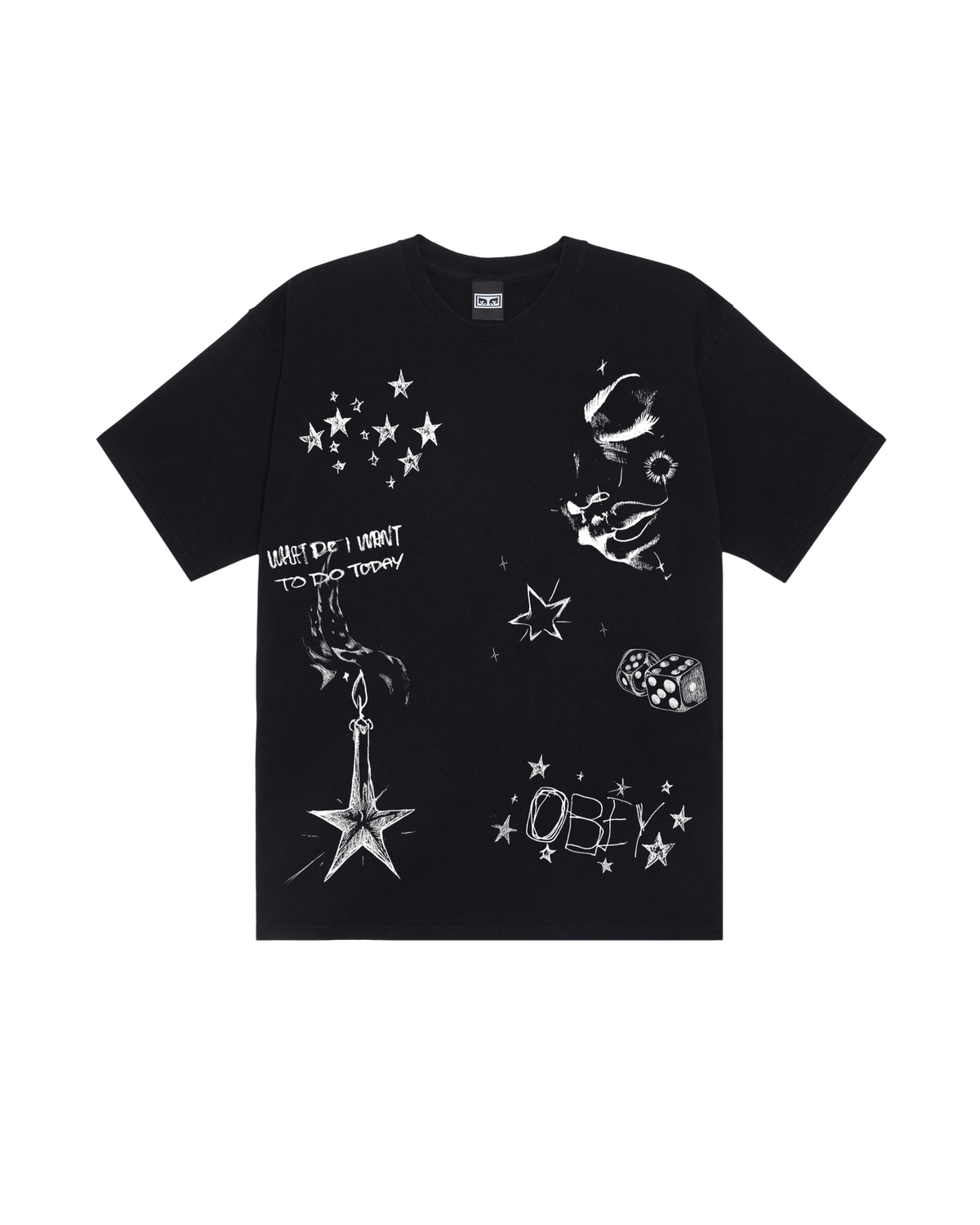 DREAMS OVERSIZED T-SHIRT - BLACK