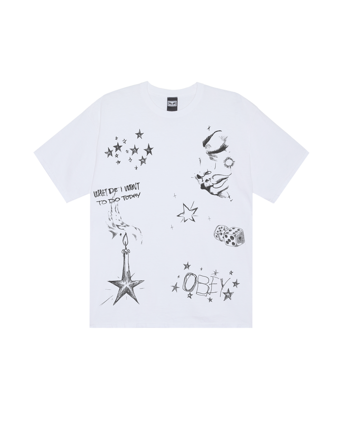 DREAMS OVERSIZED T-SHIRT - WHITE