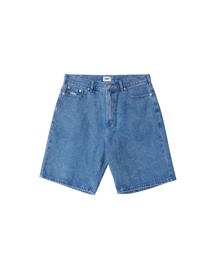 BIGWIG BAGGY DENIM SHORT - LIGHT INDIGO