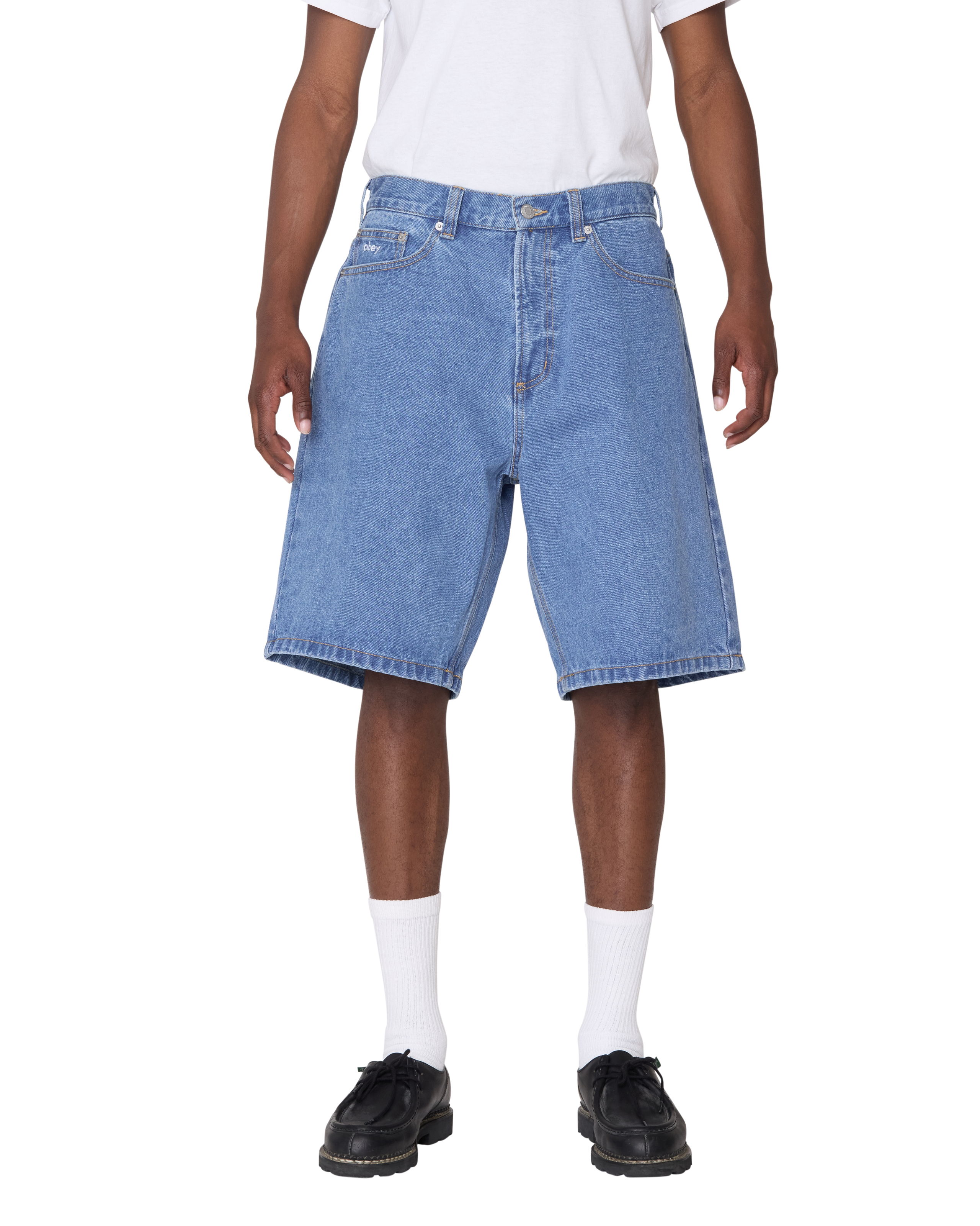 BIGWIG BAGGY DENIM SHORT - LIGHT INDIGO