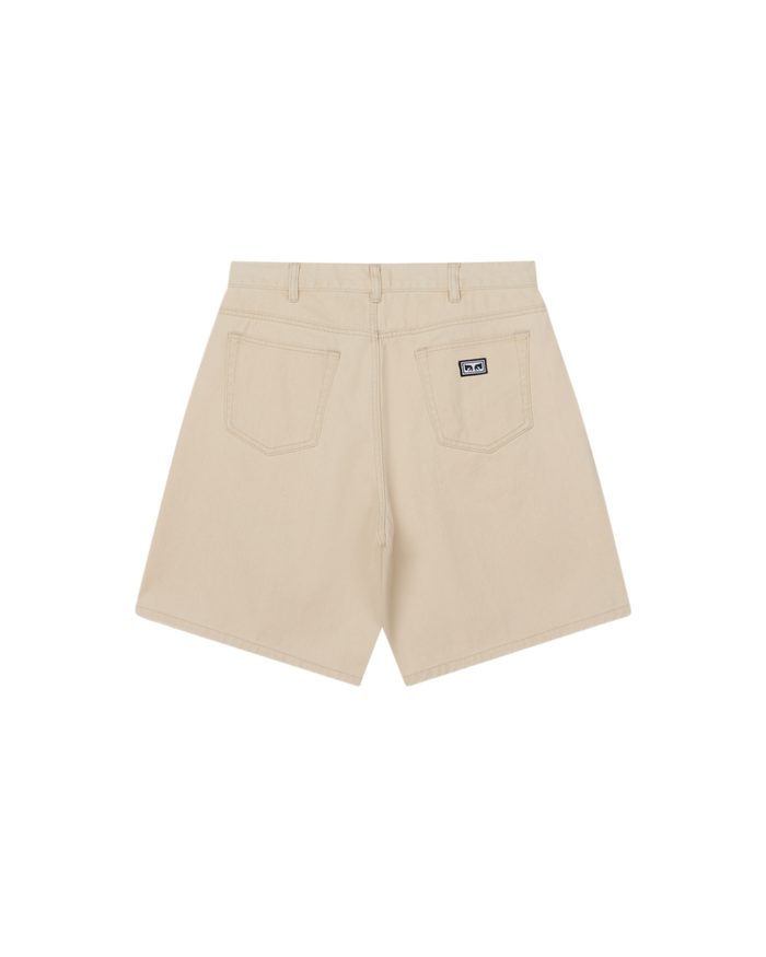 BIGWIG BAGGY DENIM SHORT - PELICAN FADED WASH