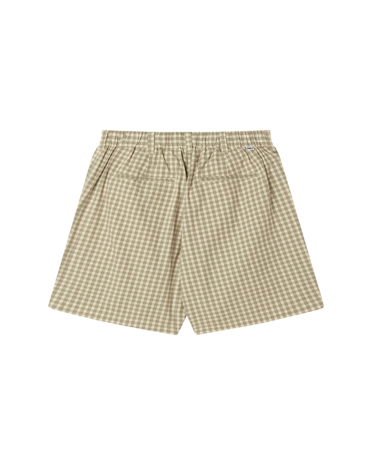 COEN PLEATED PLAID SHORT - BIRCH MULTI
