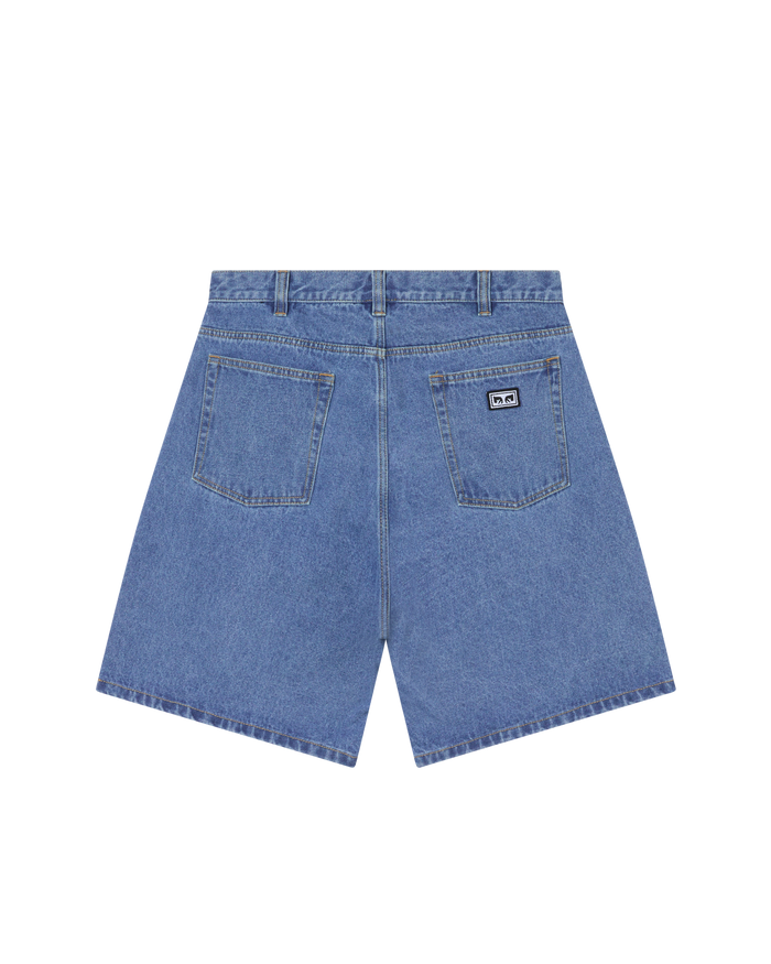 BIGWIG BAGGY DENIM SHORT - LIGHT INDIGO