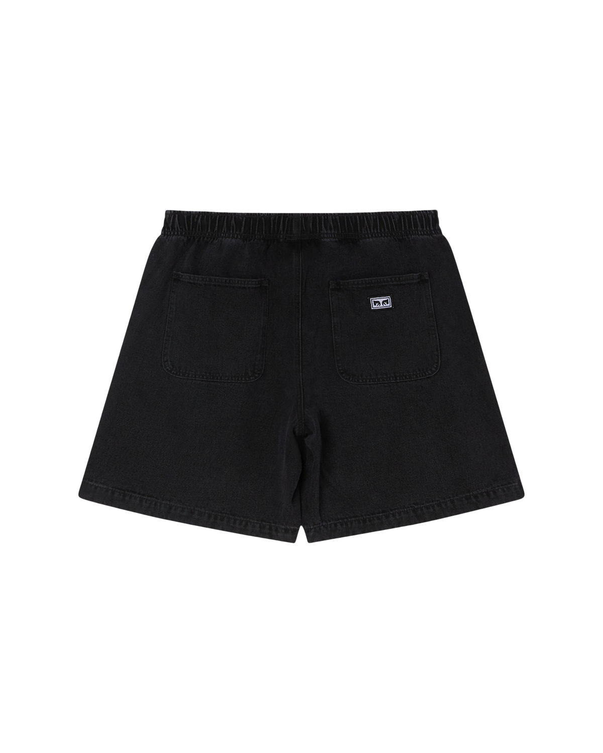EASY DENIM SHORT - WASHED BLACK