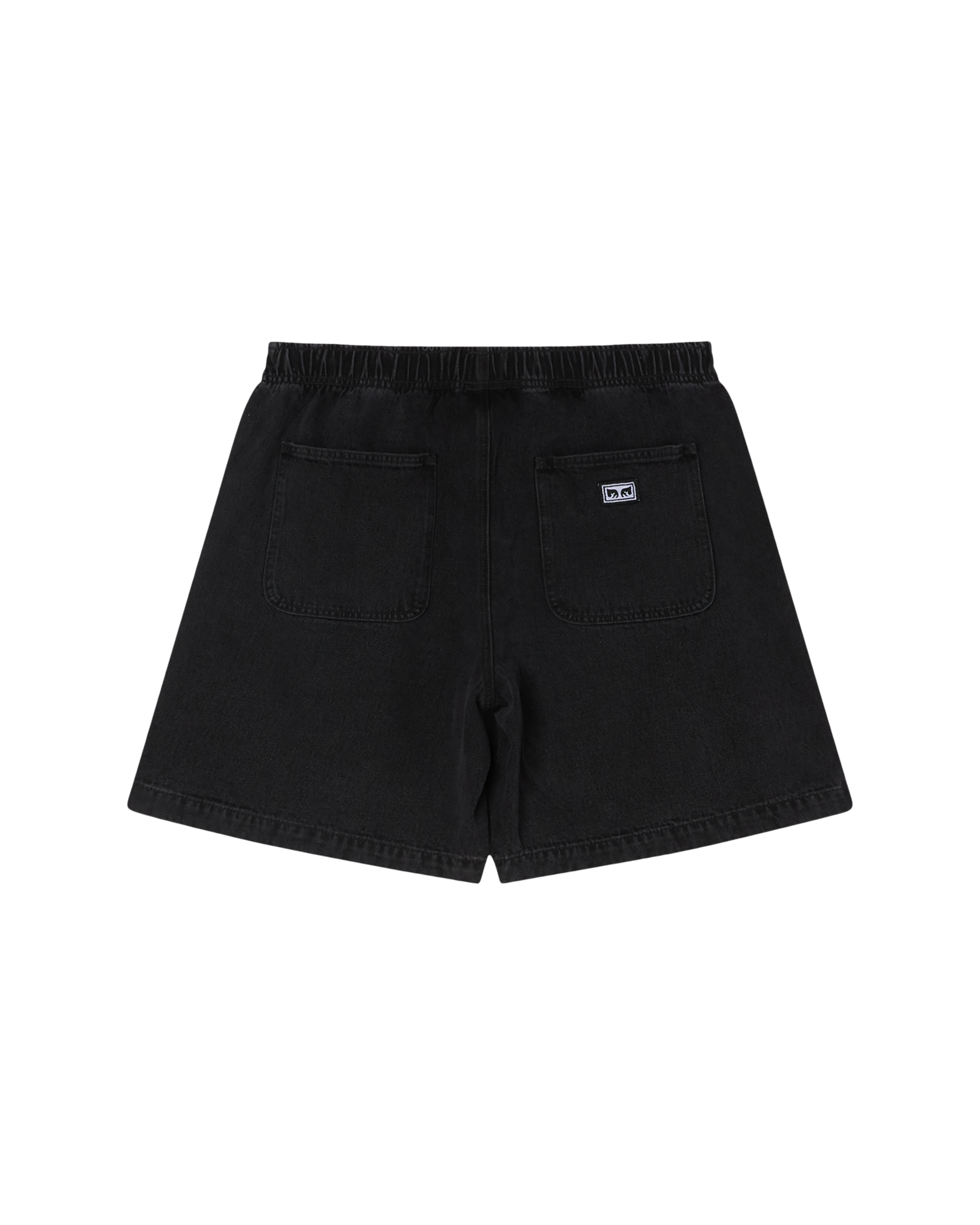 EASY DENIM SHORT - WASHED BLACK