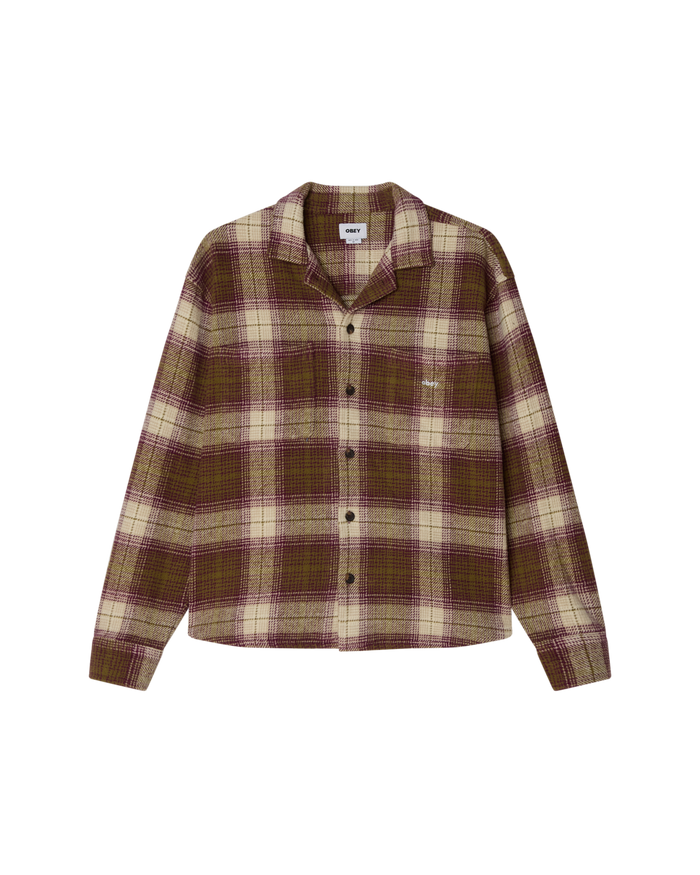 LAUREL SHIRT - MOSS GREEN MULTI