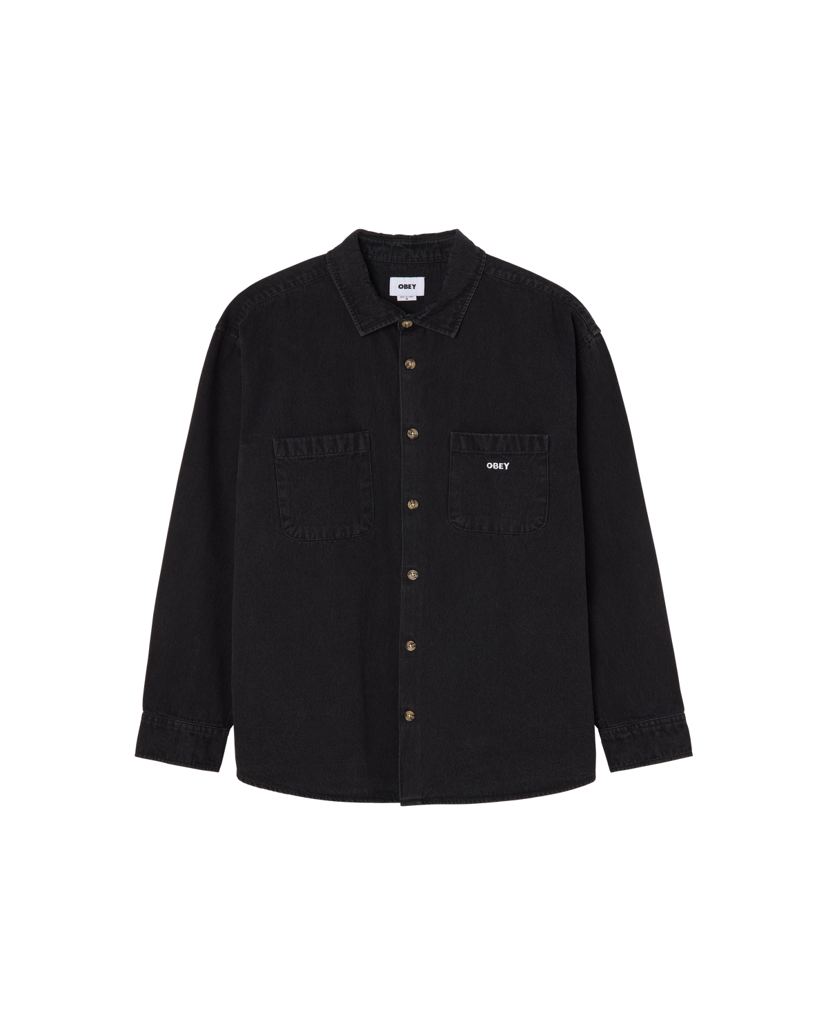 CHARLIE DENIM WOVEN - FADED BLACK