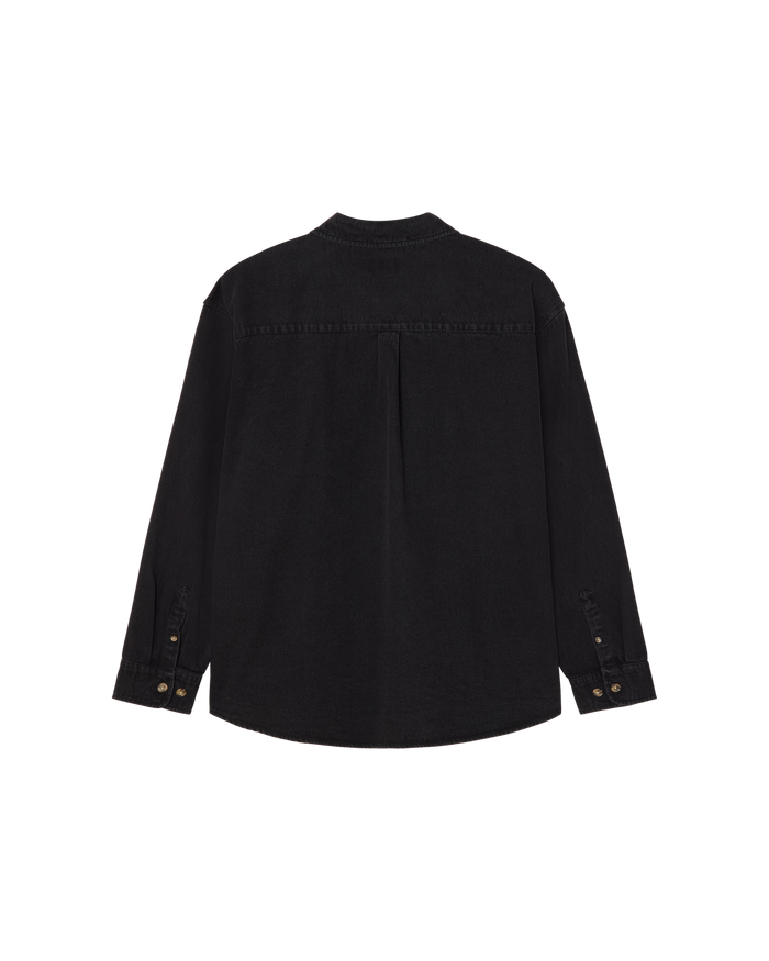 CHARLIE DENIM WOVEN - FADED BLACK