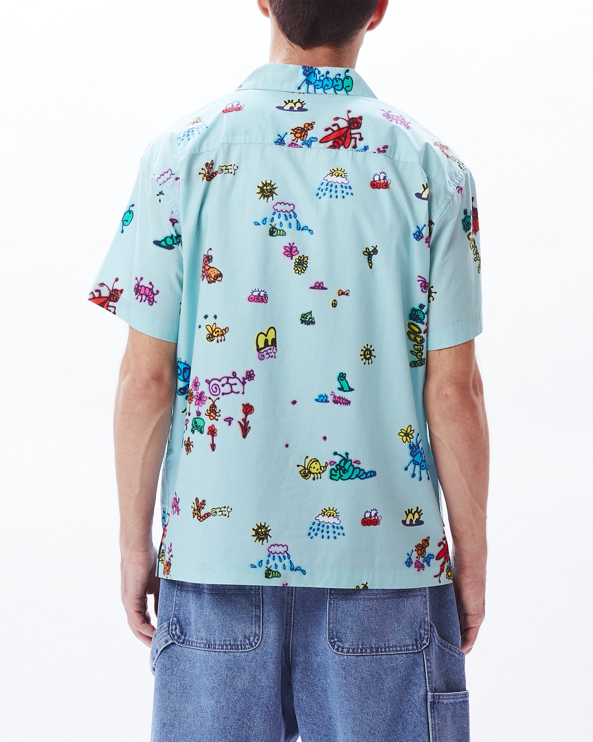 DOODLES SS SHIRT - PURE WATER MULTI
