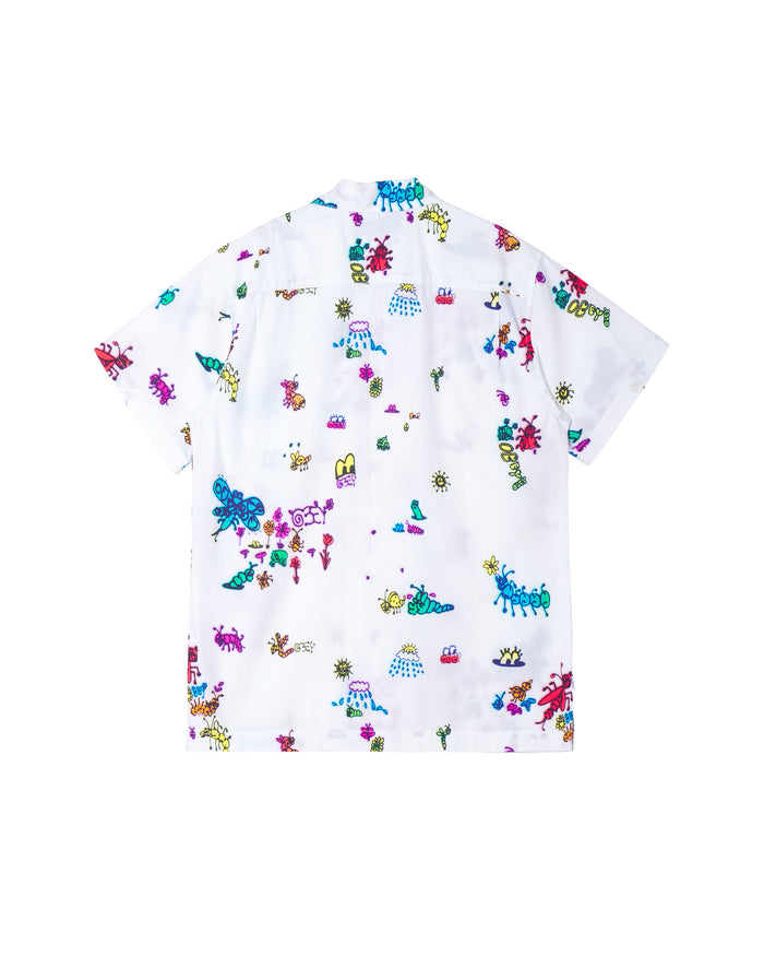 DOODLES WOVEN - WHITE MULTI