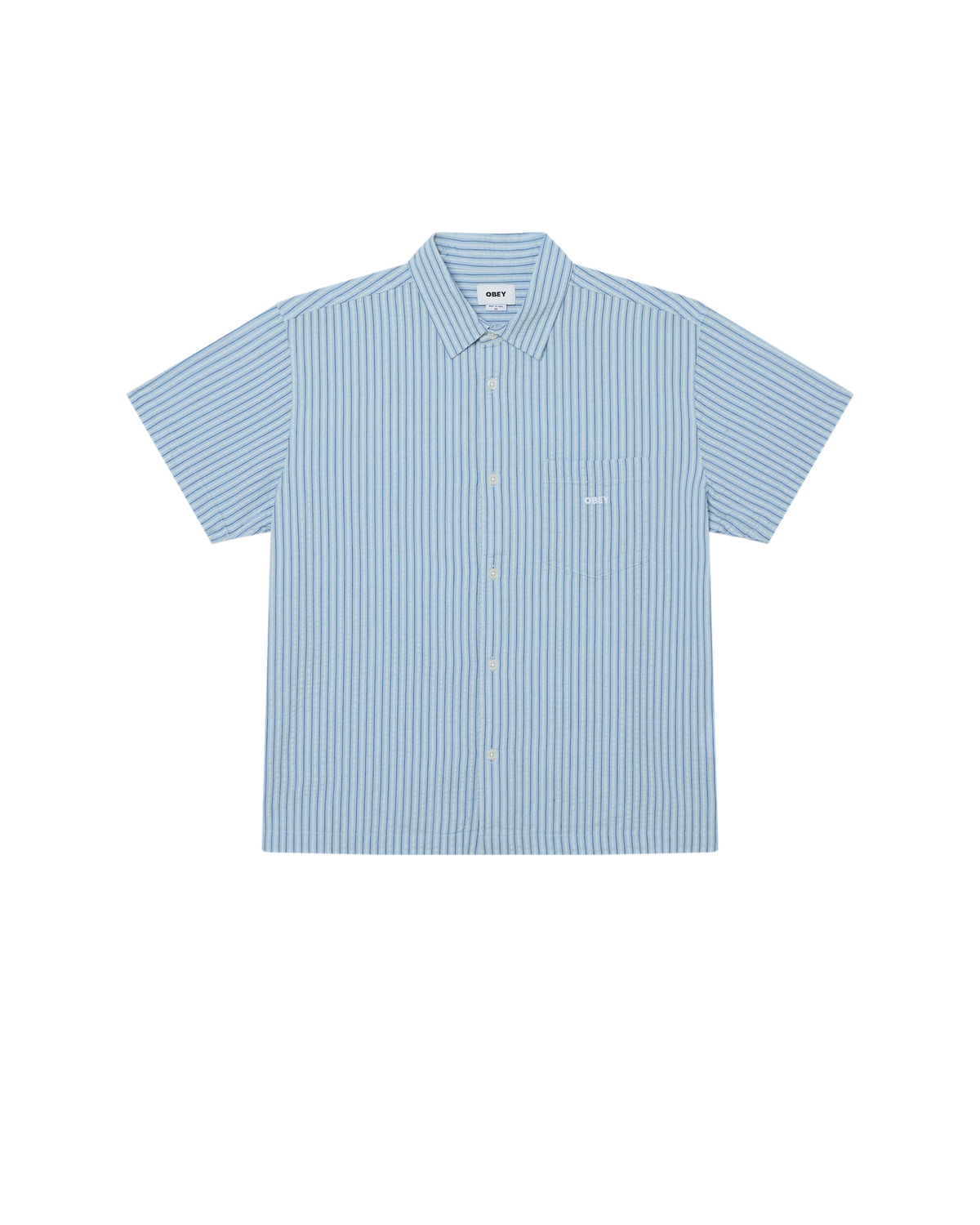 ALAN SS SHIRT - SKY BLUE MULTI