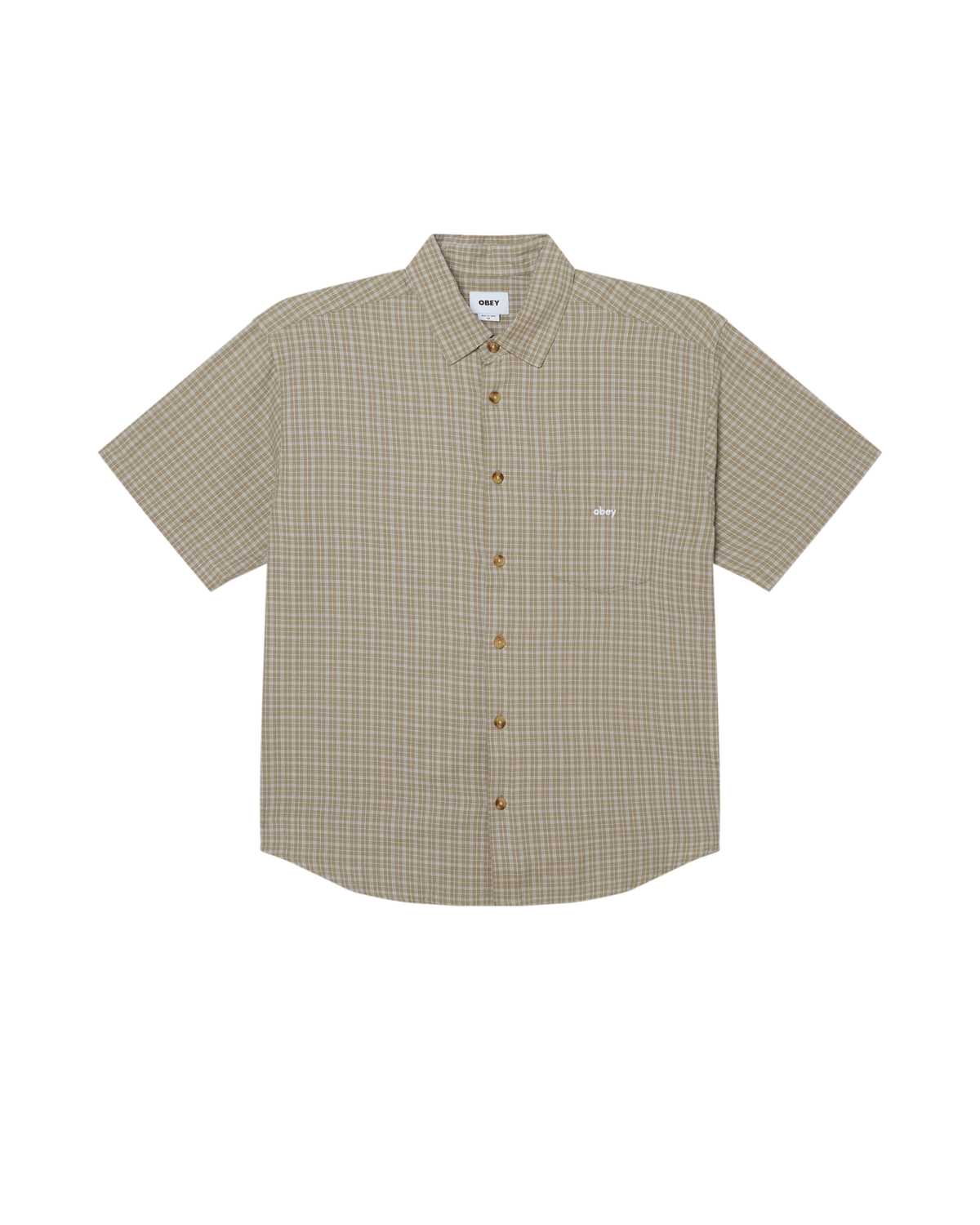 BIGWIG IAN SS SHIRT - DRIED SAGE MULTI