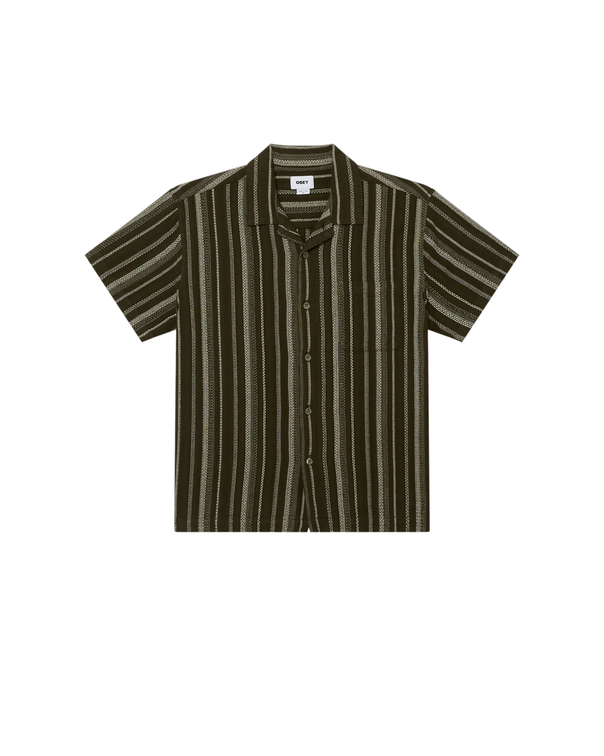 HUGH SS SHIRT - DARK SAGE MULTI