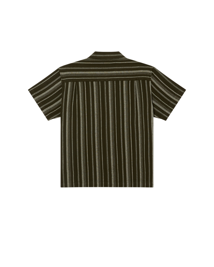 HUGH SS SHIRT - DARK SAGE MULTI