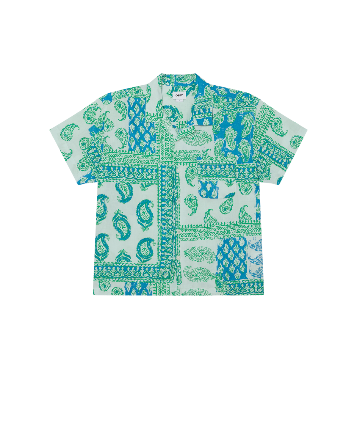 MAYER SS SHIRT - DELICATE BLUE MULTI