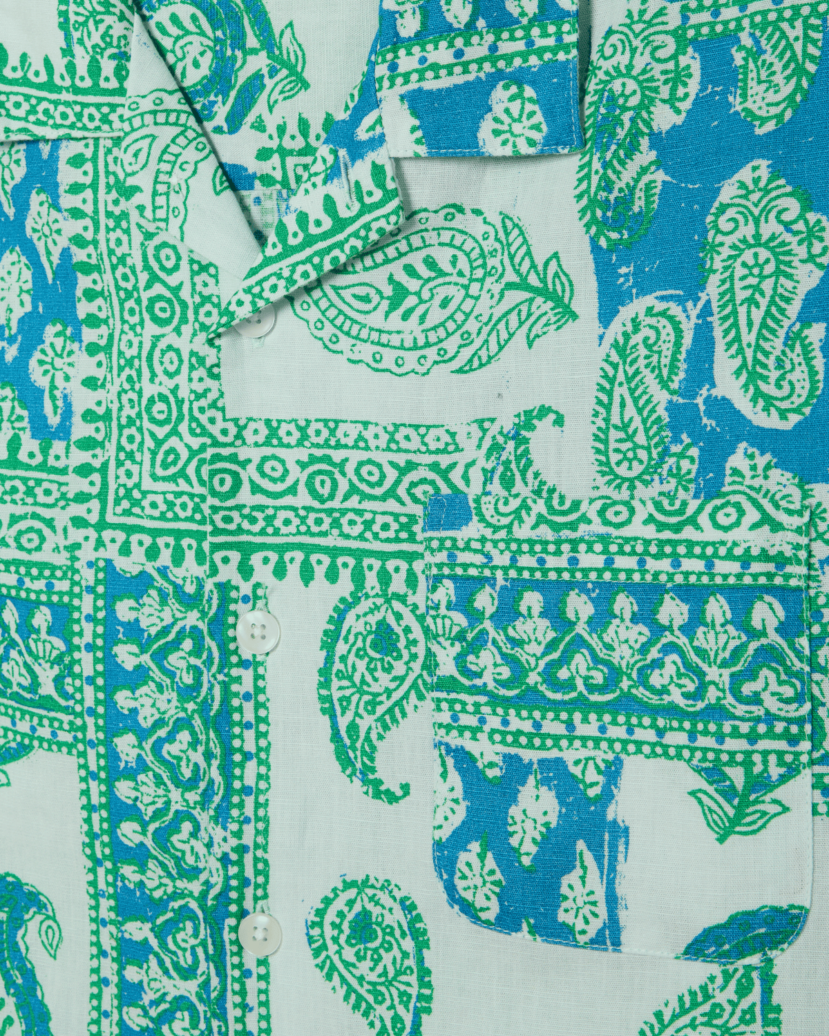 MAYER SS SHIRT - DELICATE BLUE MULTI