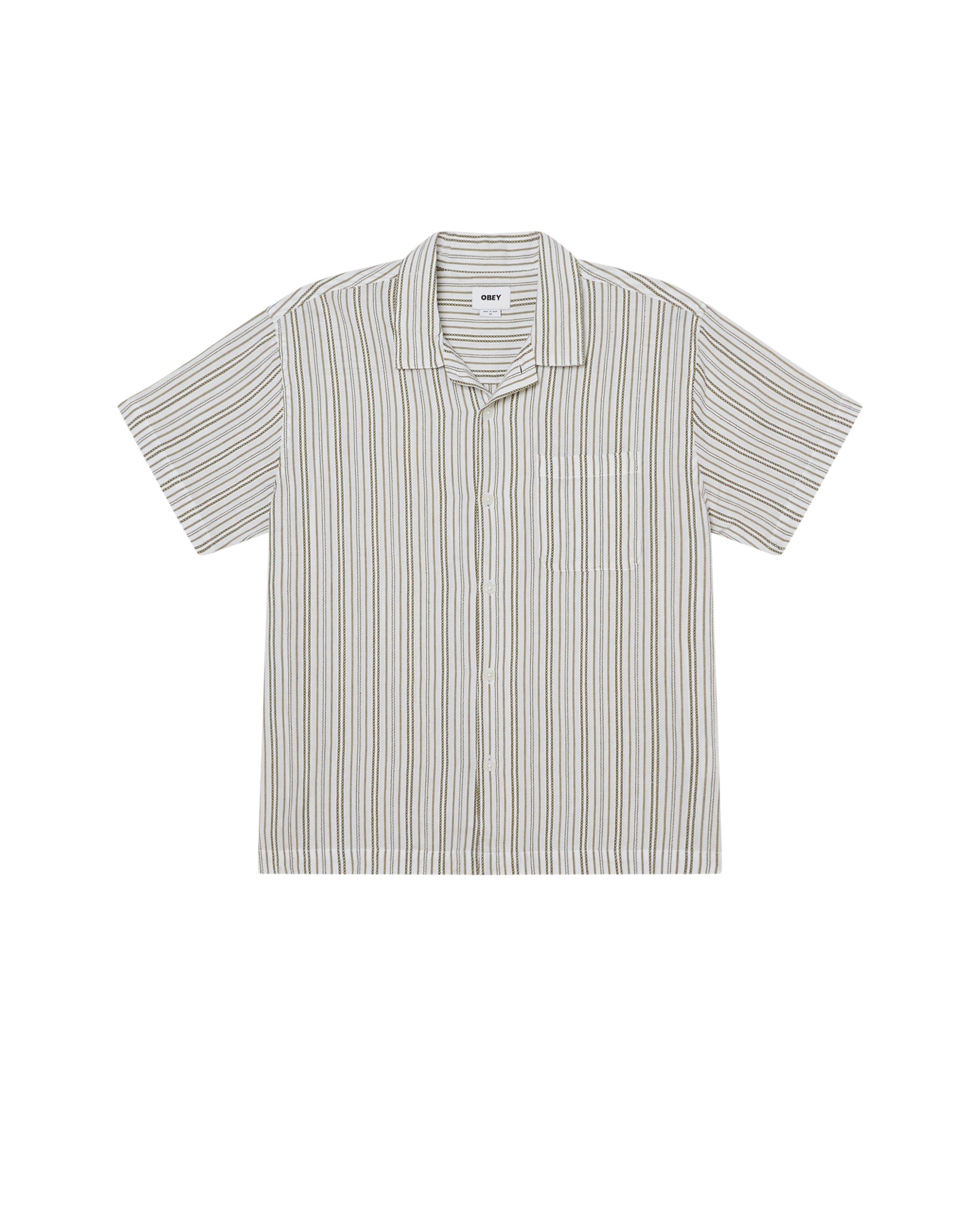 EVANS WOVEN - MOSS GREEN MULTI