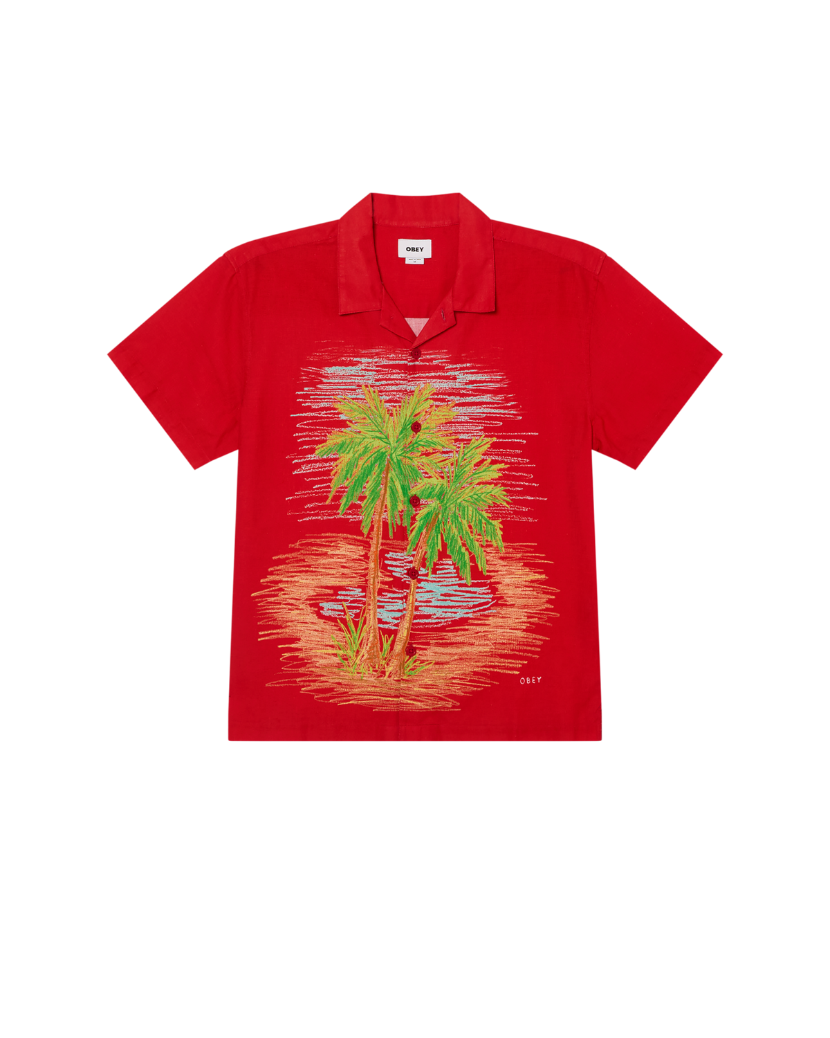 HYDE SS SHIRT - TRUE RED MULTI