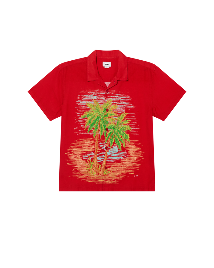 HYDE SS SHIRT - TRUE RED MULTI