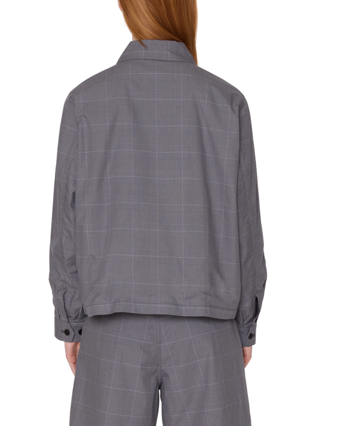 OLIVIA PLAID JACKET - GREY SKIES MULTI