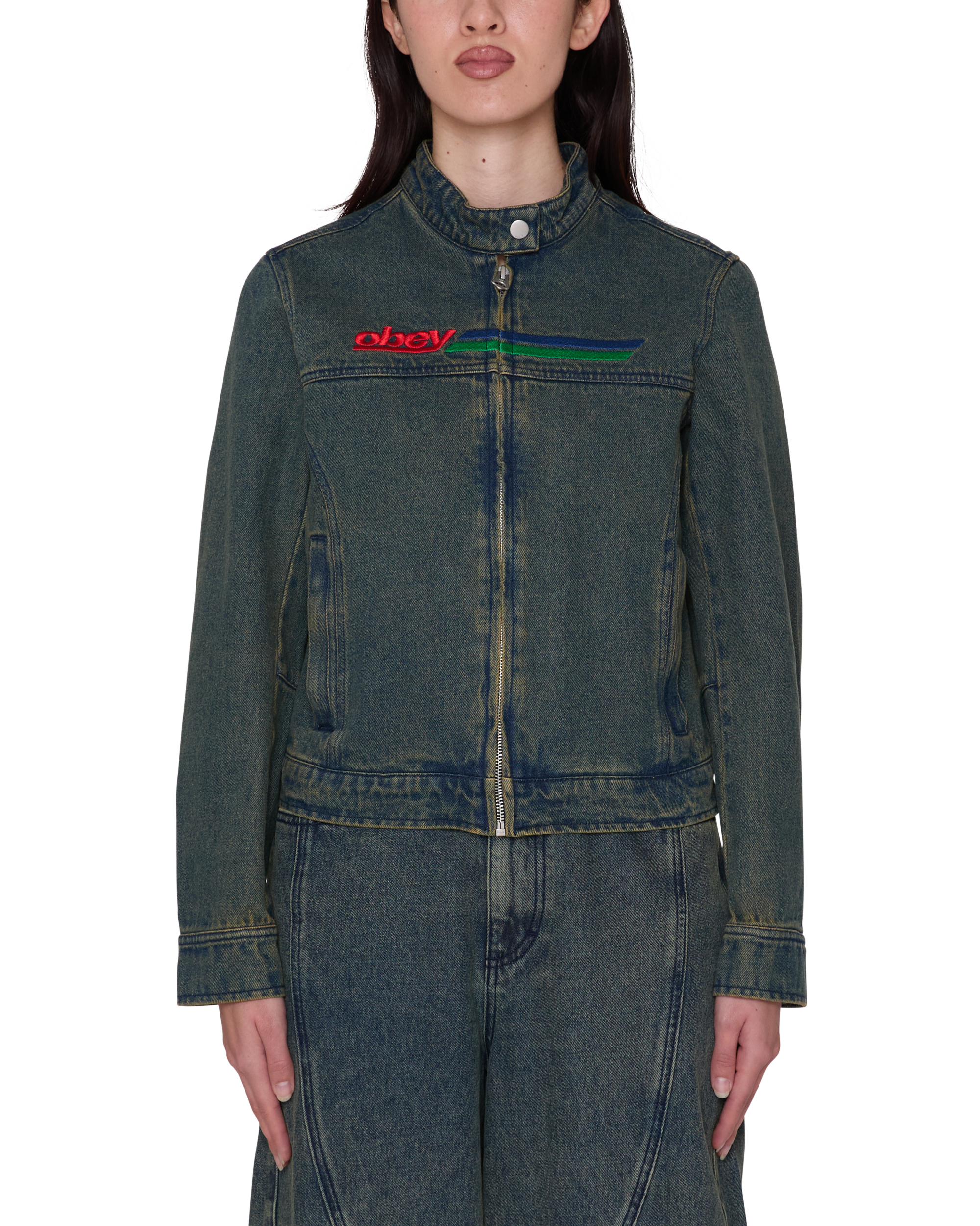 ROVE MOTO JACKET - YELLOW TINT WASH