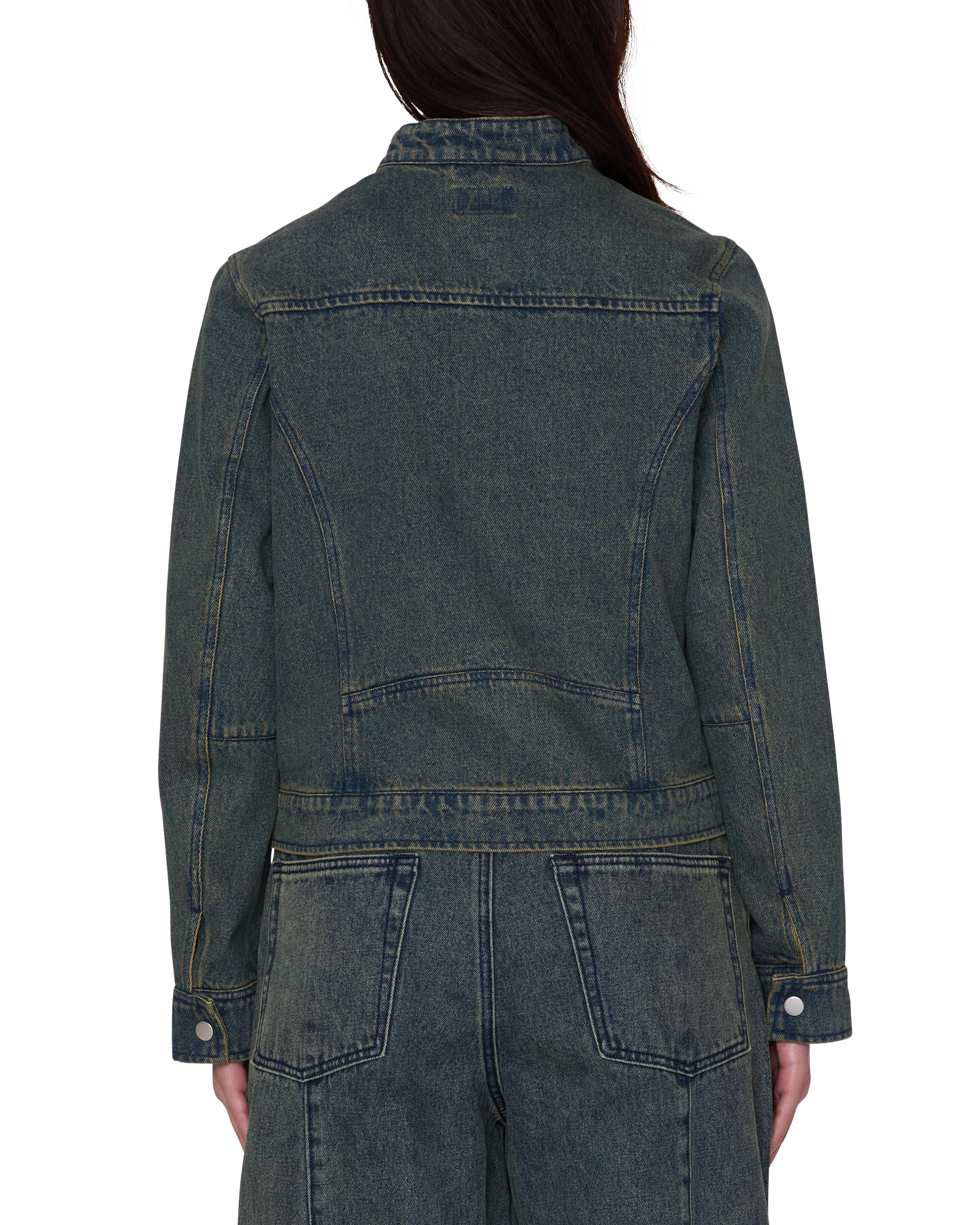 ROVE MOTO JACKET - YELLOW TINT WASH