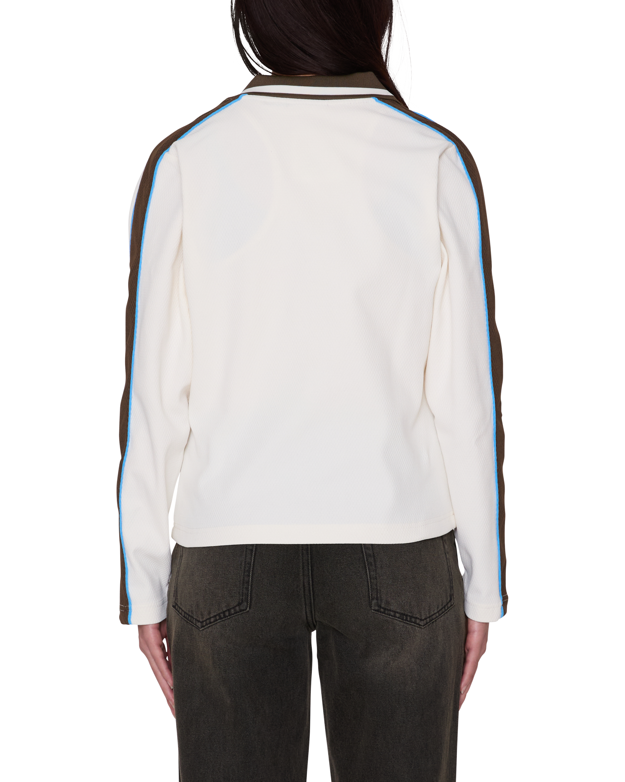 AREN LS POLO - UNBLEACHED MULTI