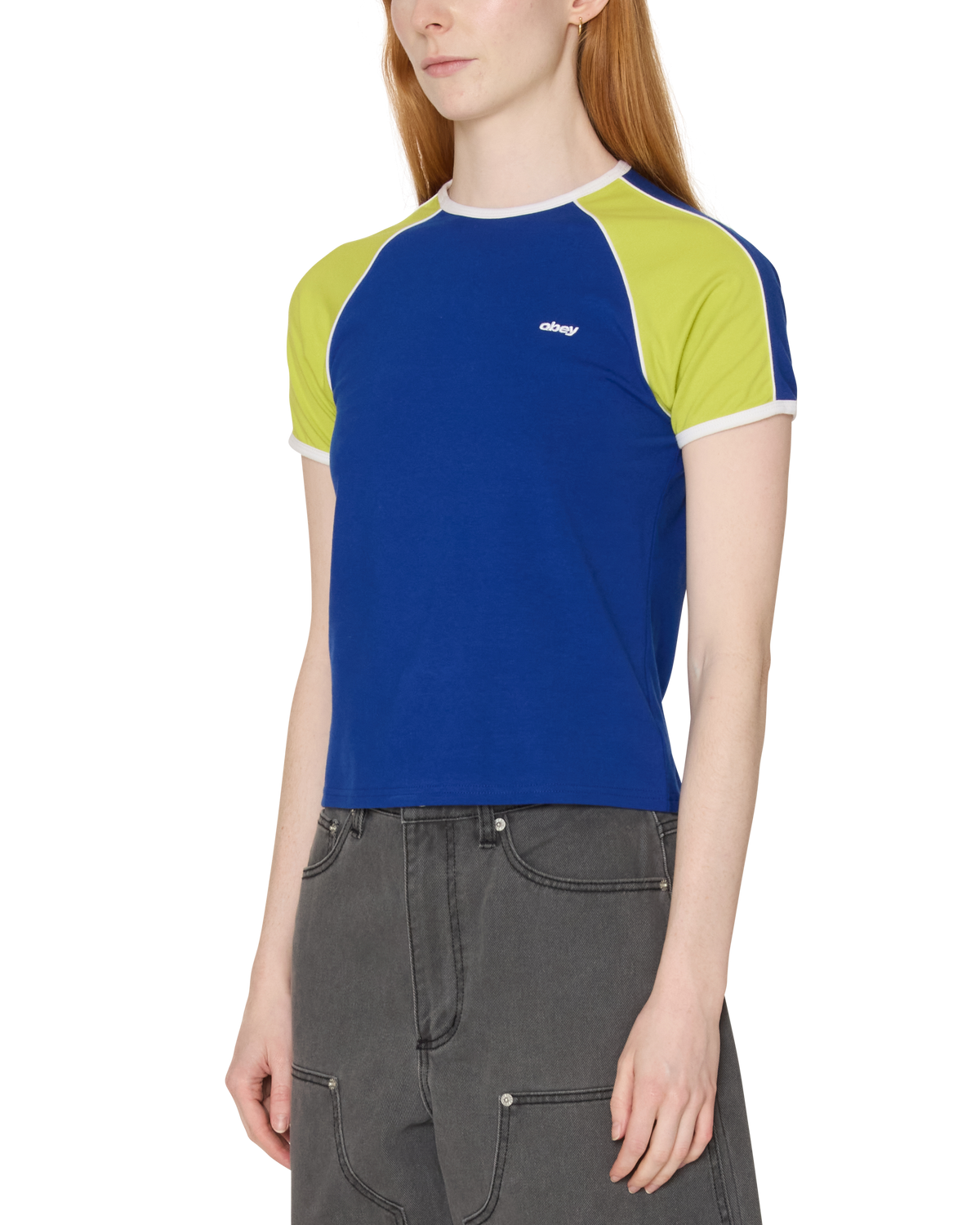 REPLAY RAGLAN SS - BLUE MULTI