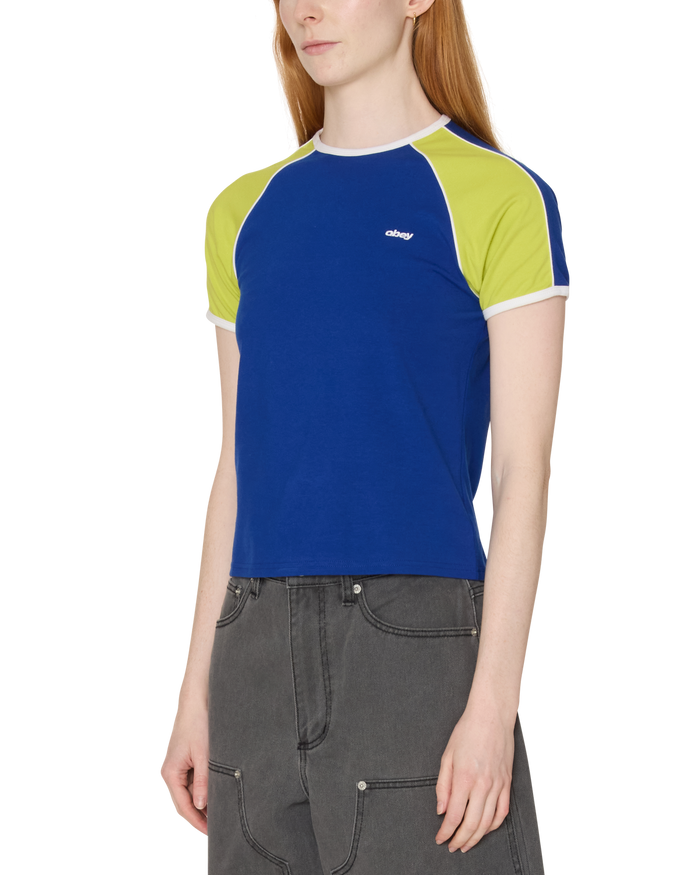 REPLAY RAGLAN SS - BLUE MULTI