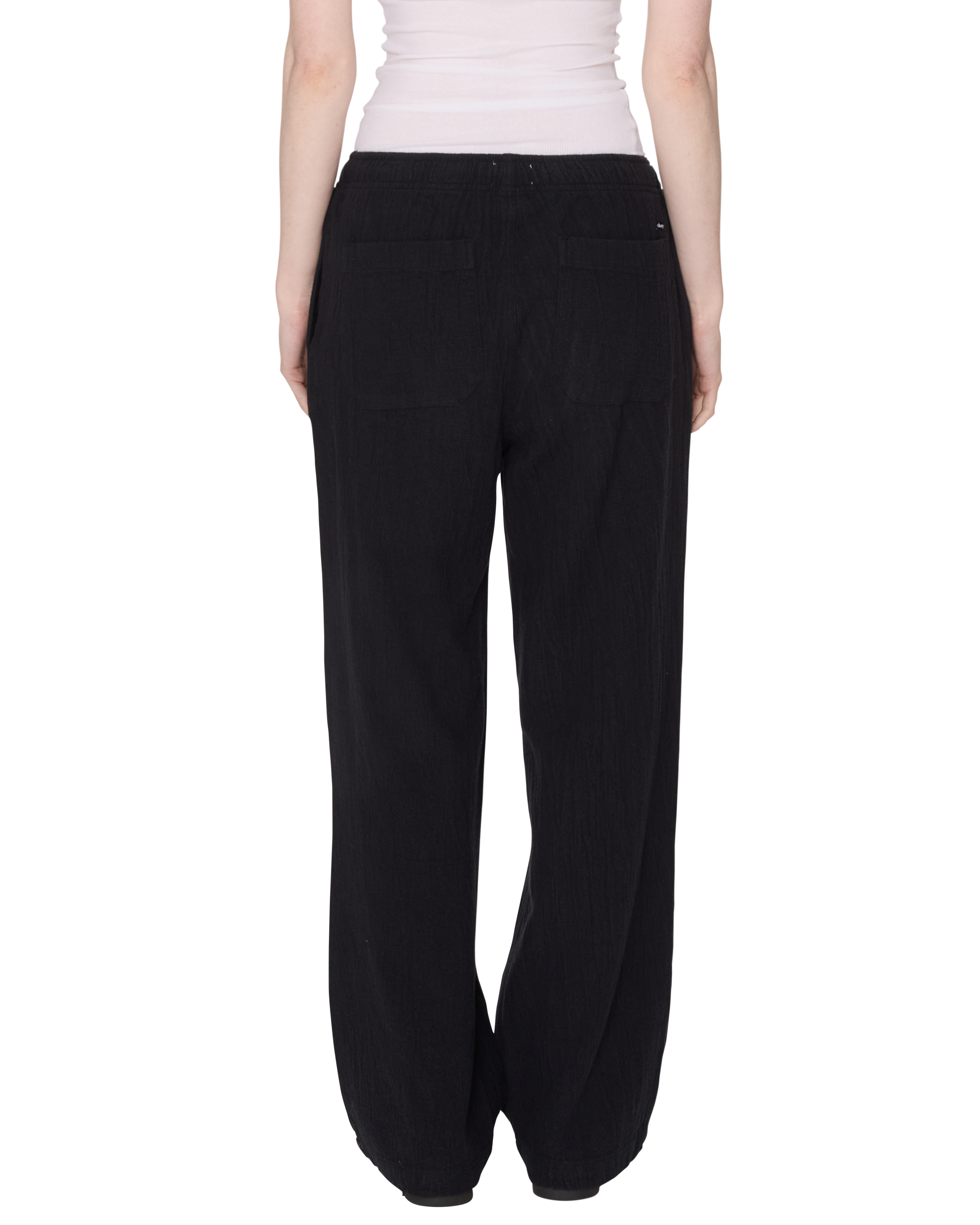 ROSES EMBELLISHED PANT - OFF BLACK