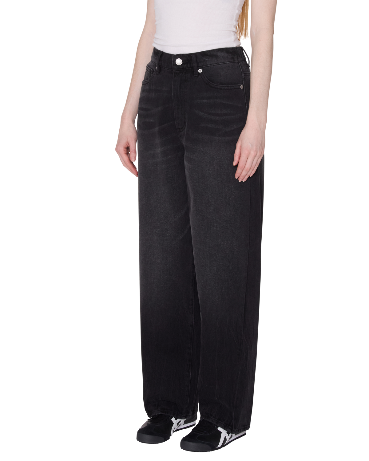 LEAH III BAGGY DENIM - HEAVY VINTAGE BLACK