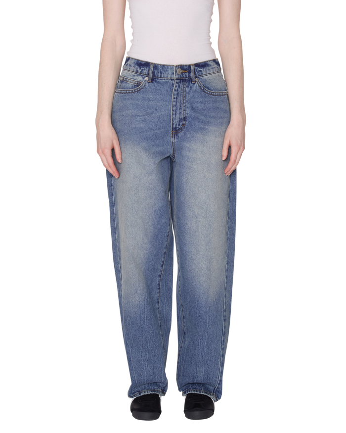 LEAH III BAGGY DENIM - HEAVY VINTAGE INDIGO