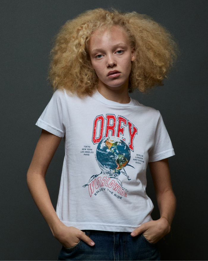 ENJOY THE RIDE KAIA T-SHIRT - WHITE