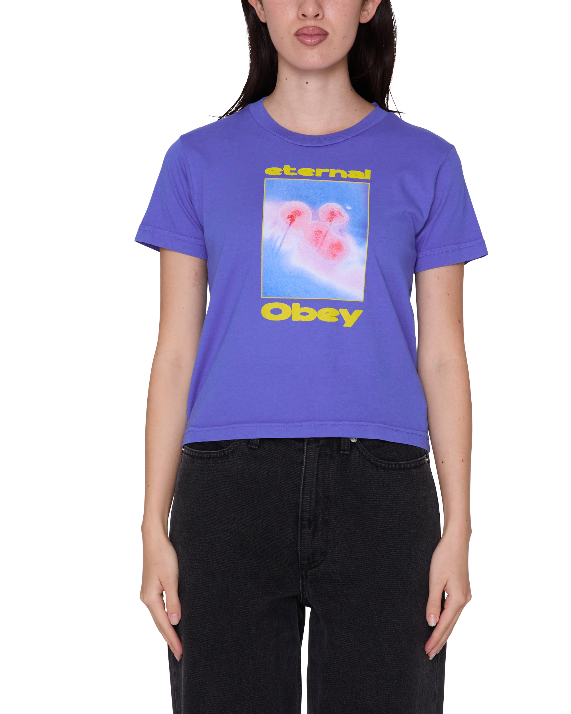 ETERNAL OBEY KAIA T-SHIRT - DAZZLING BLUE