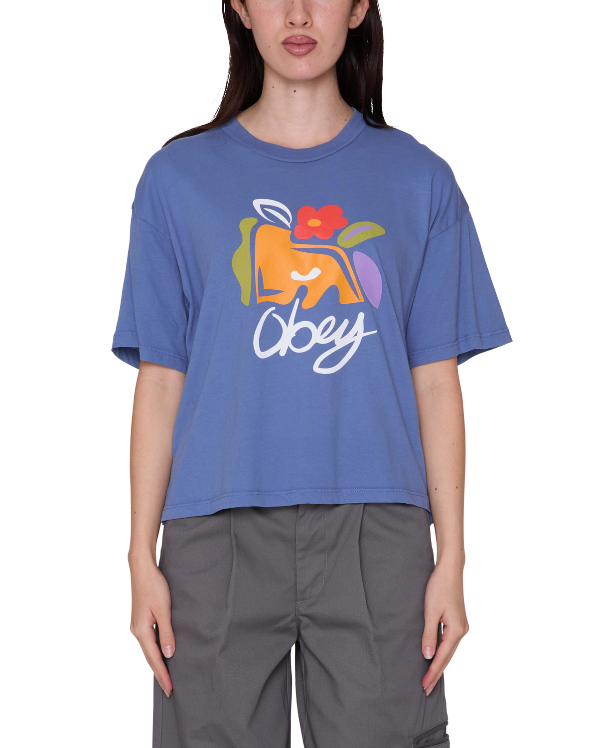 LE FLEUR ROW T-SHIRT - CORONET BLUE