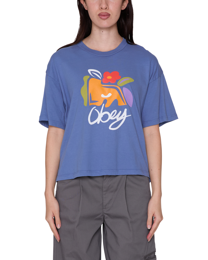 LE FLEUR ROW T-SHIRT - CORONET BLUE