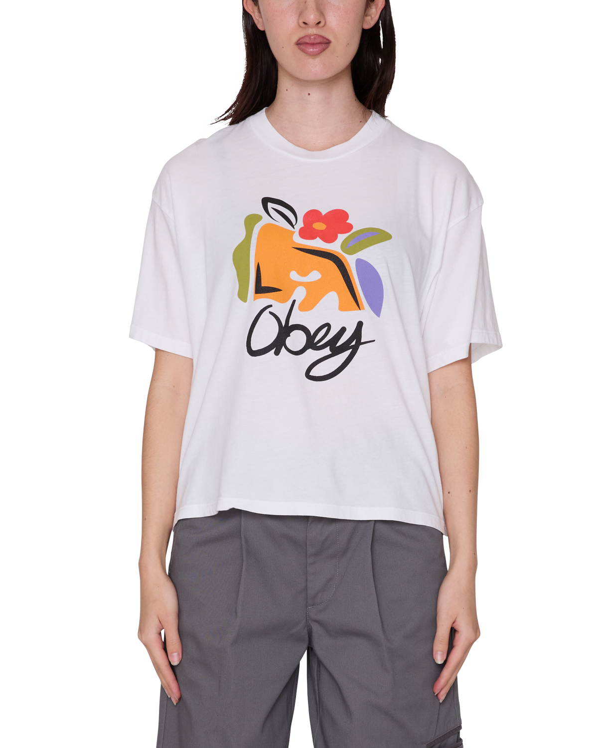 LE FLEUR ROW T-SHIRT - WHITE