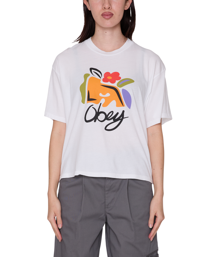 LE FLEUR ROW T-SHIRT - WHITE