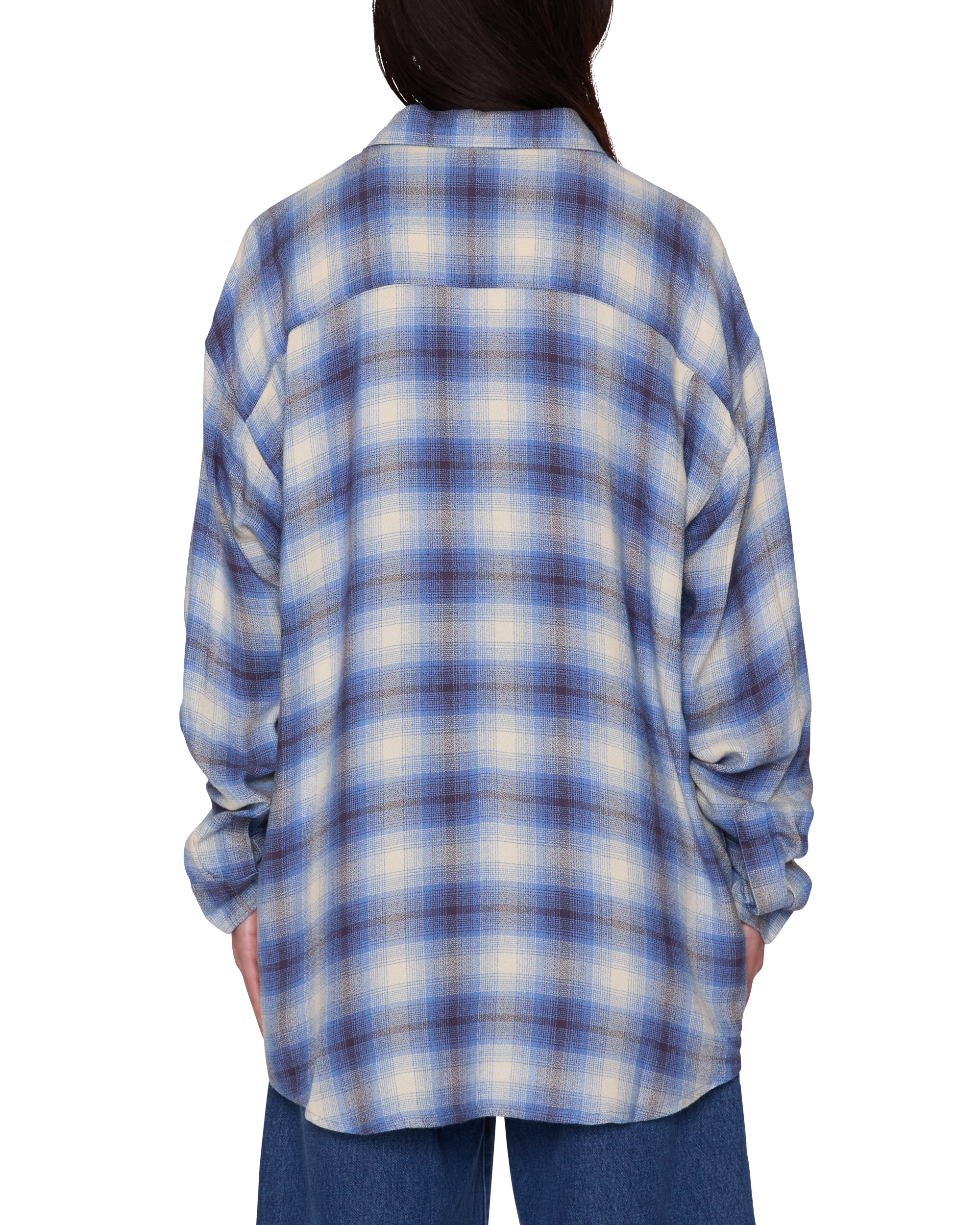 OBEY ZELIA SHIRT - BLUE MULTI