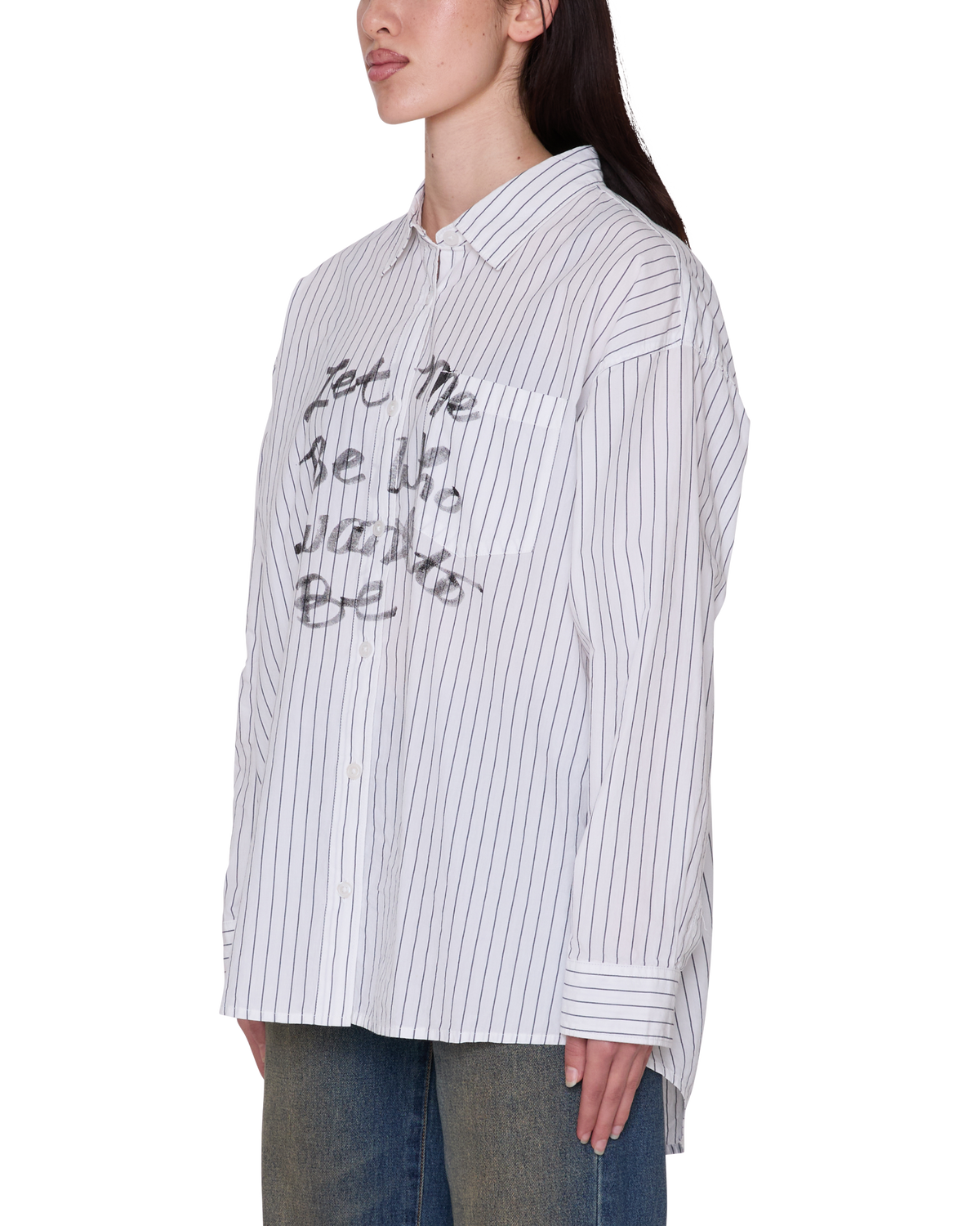 CARLOTTA STRIPE SHIRT - WHITE MULTI